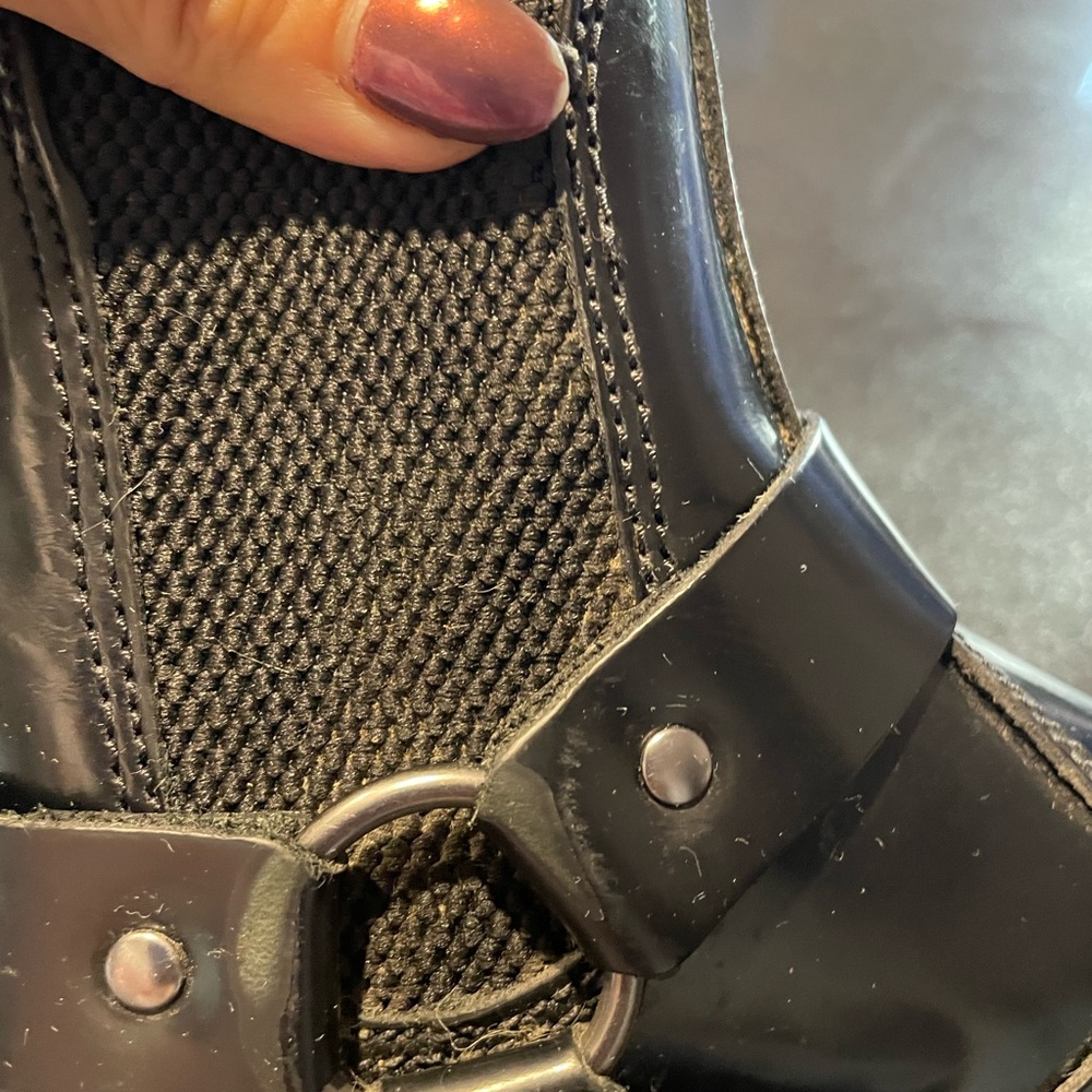 Dr. Martens 2976 Harness Chelsea Black Leather Boots - Picture 7 of 10